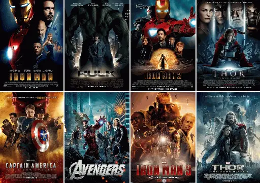 Marvel all movie( Pack of 40)